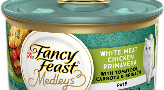 Fancy Feast Medleys White Meat Chicken Primavera Paté With Tomatoes, Carrots & Spinach